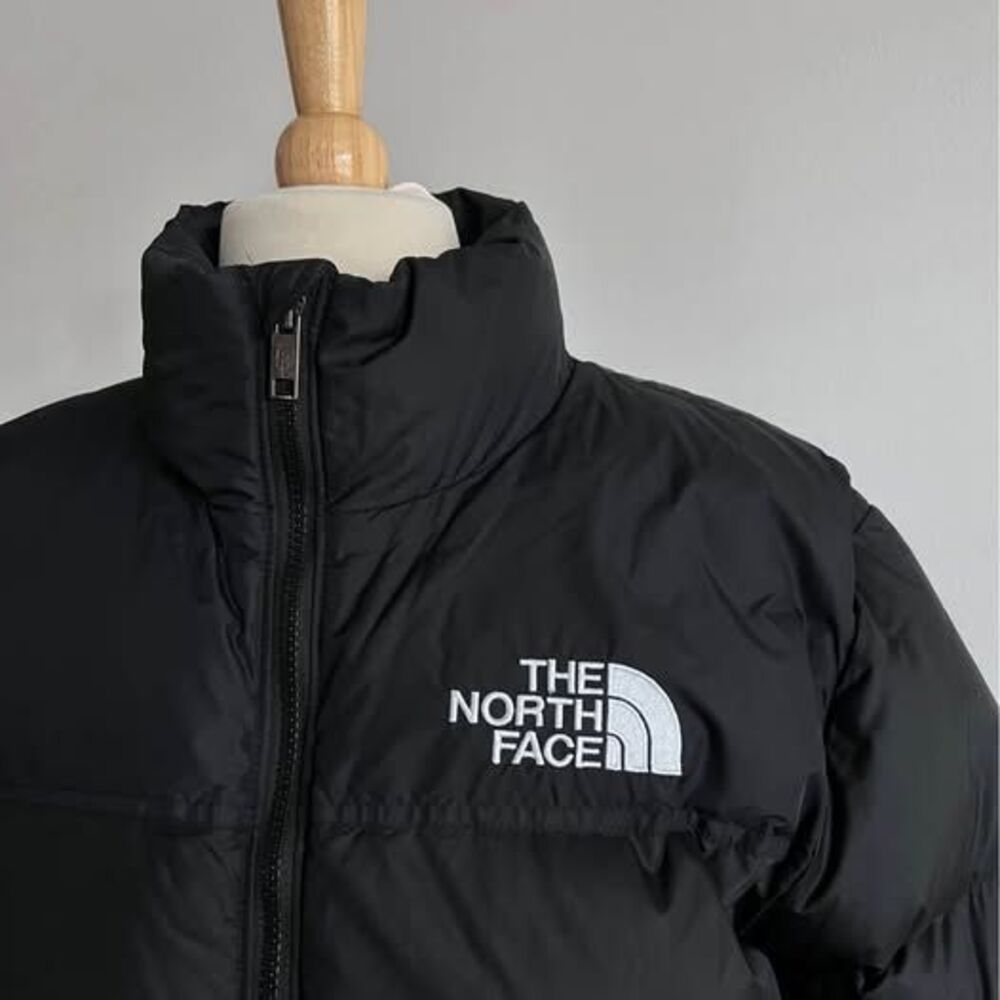 North Face 1996 Retro Nuptse Black Puffer Coat Teen XXL/Men XS/Women M 700 Fill - Picture 5 of 10